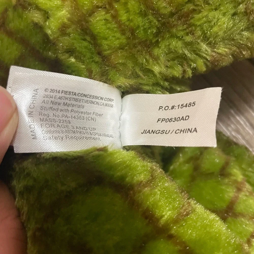 Fiesta Green Brontosaurus Dinosaur Plush‎ 27